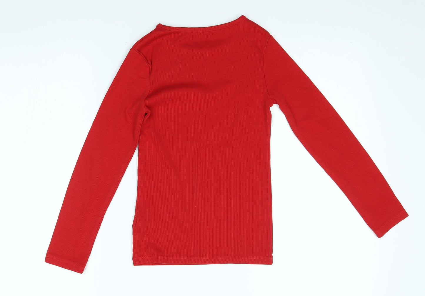 NEXT Girls Red   Pullover Jumper Size 9 Years