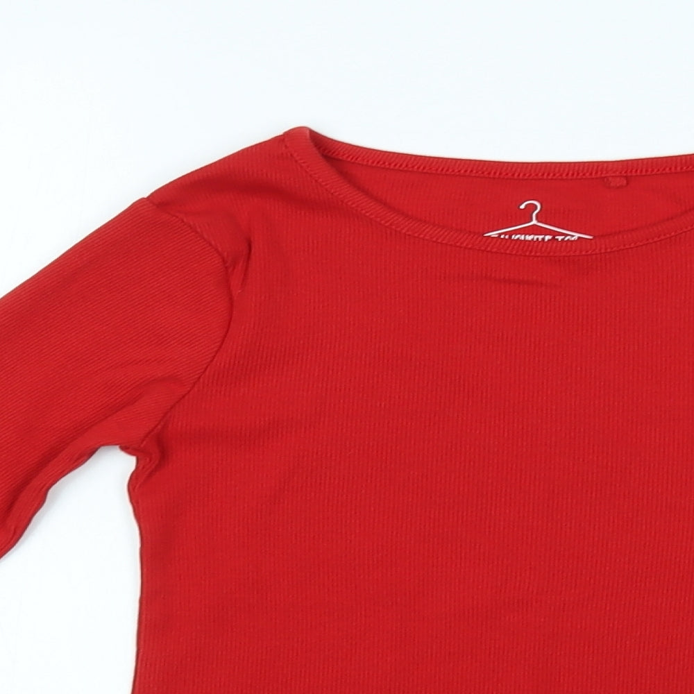 NEXT Girls Red   Pullover Jumper Size 9 Years