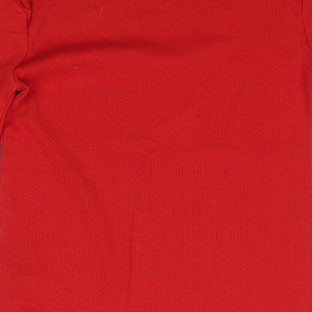 NEXT Girls Red   Pullover Jumper Size 9 Years