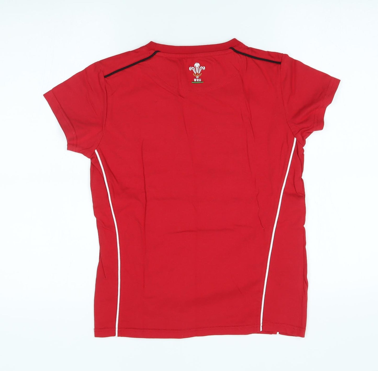 Welsh Rugby Union Boys Red   Basic T-Shirt Size 10-11 Years