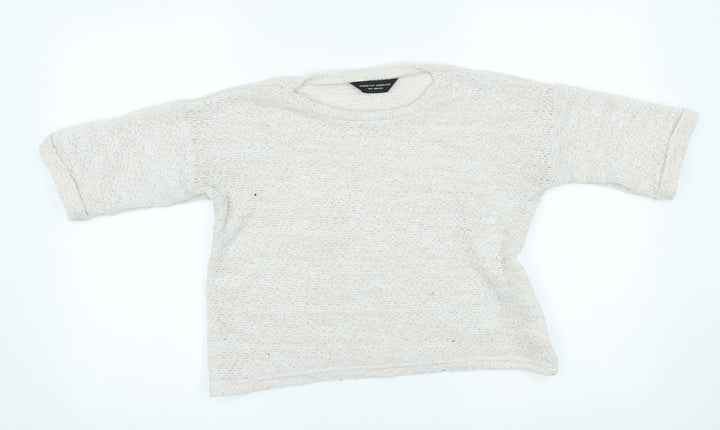 Dorothy Perkins Womens Beige   Pullover Jumper Size 8  -