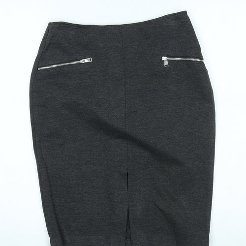 F&F Womens Grey   Straight & Pencil Skirt Size 8