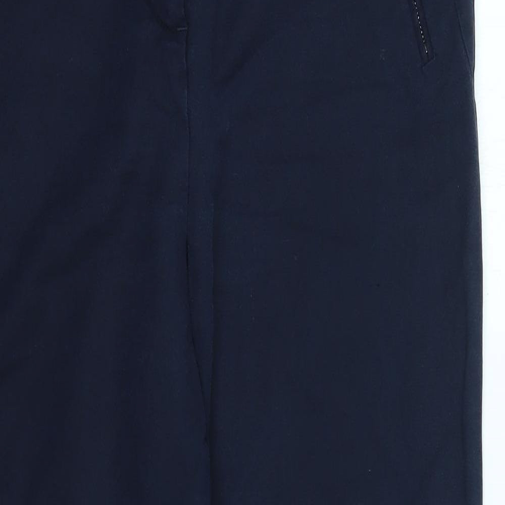 F&F Womens Blue   Chino Trousers Size 14 L26 in