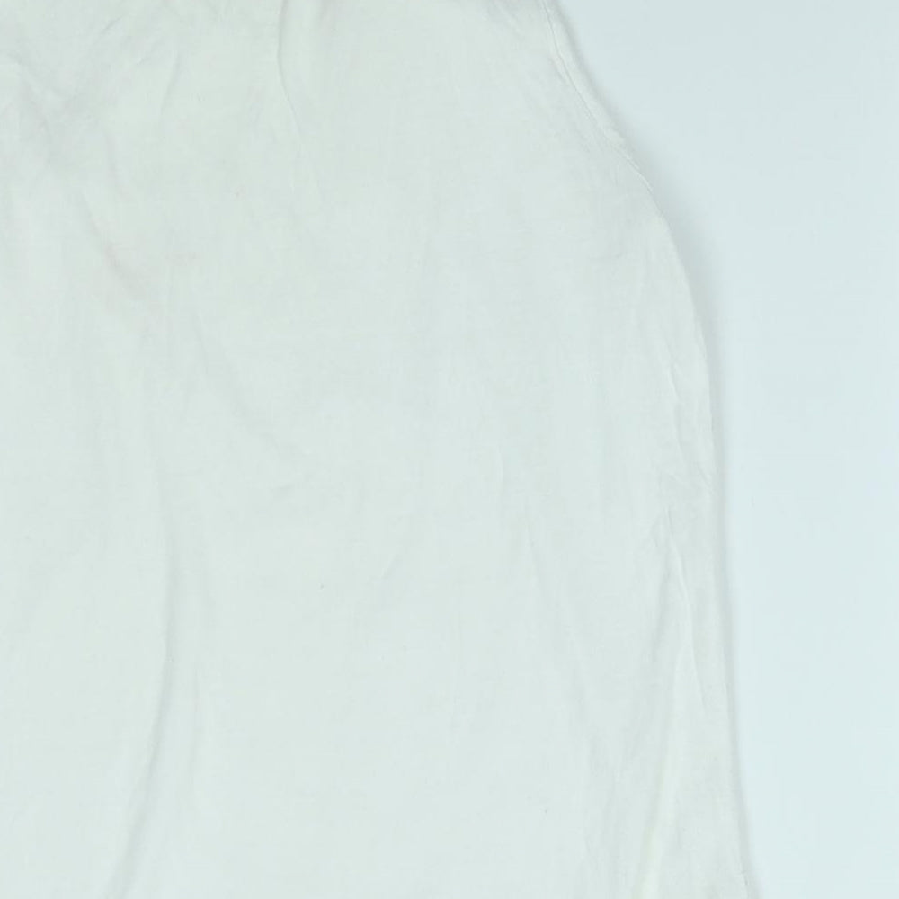 Avenue Womens White   Basic Blouse Size 10