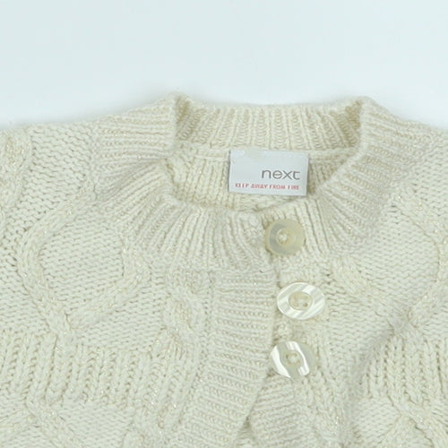 NEXT Baby Beige   Cardigan Jumper Size 18-24 Months