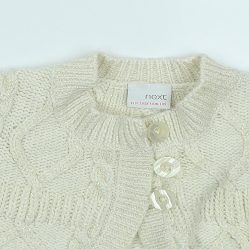 NEXT Baby Beige   Cardigan Jumper Size 18-24 Months