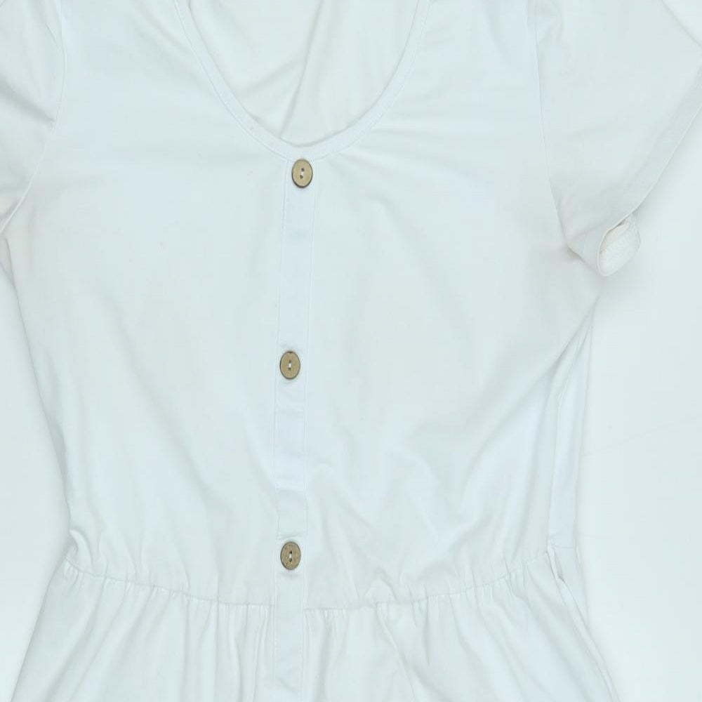 ouges Womens White   A-Line  Size XL