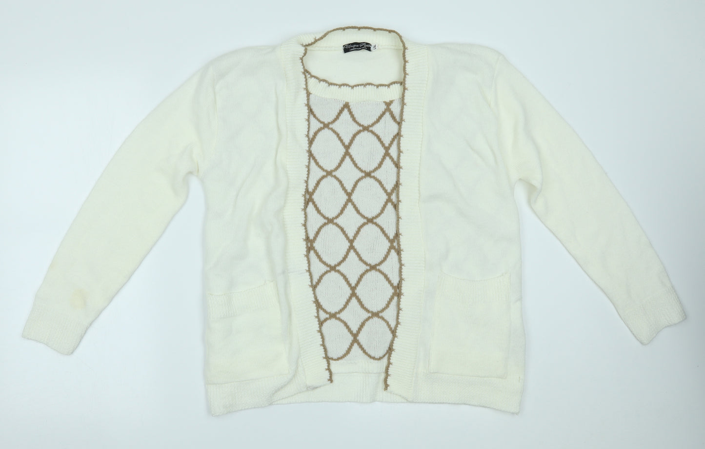unique style Womens Ivory   Cardigan Jumper Size L