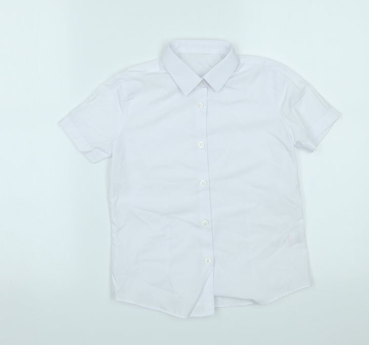 George Boys White    Polo Size 7-8 Years