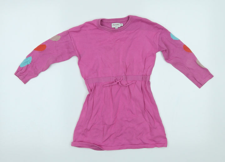 outfit Girls Pink   Jumper Dress  Size 3-4 Years