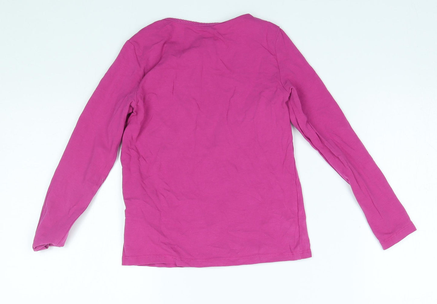 H&M Girls Pink   Basic T-Shirt Size 5-6 Years