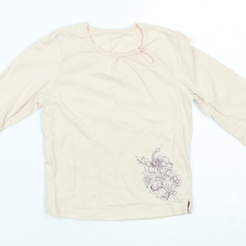 Mothercare Girls Pink   Basic T-Shirt Size 4-5 Years