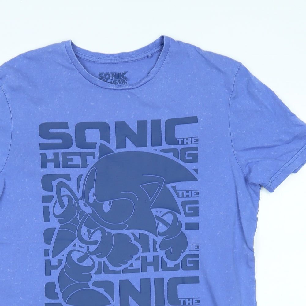 TU Mens Blue    T-Shirt Size M