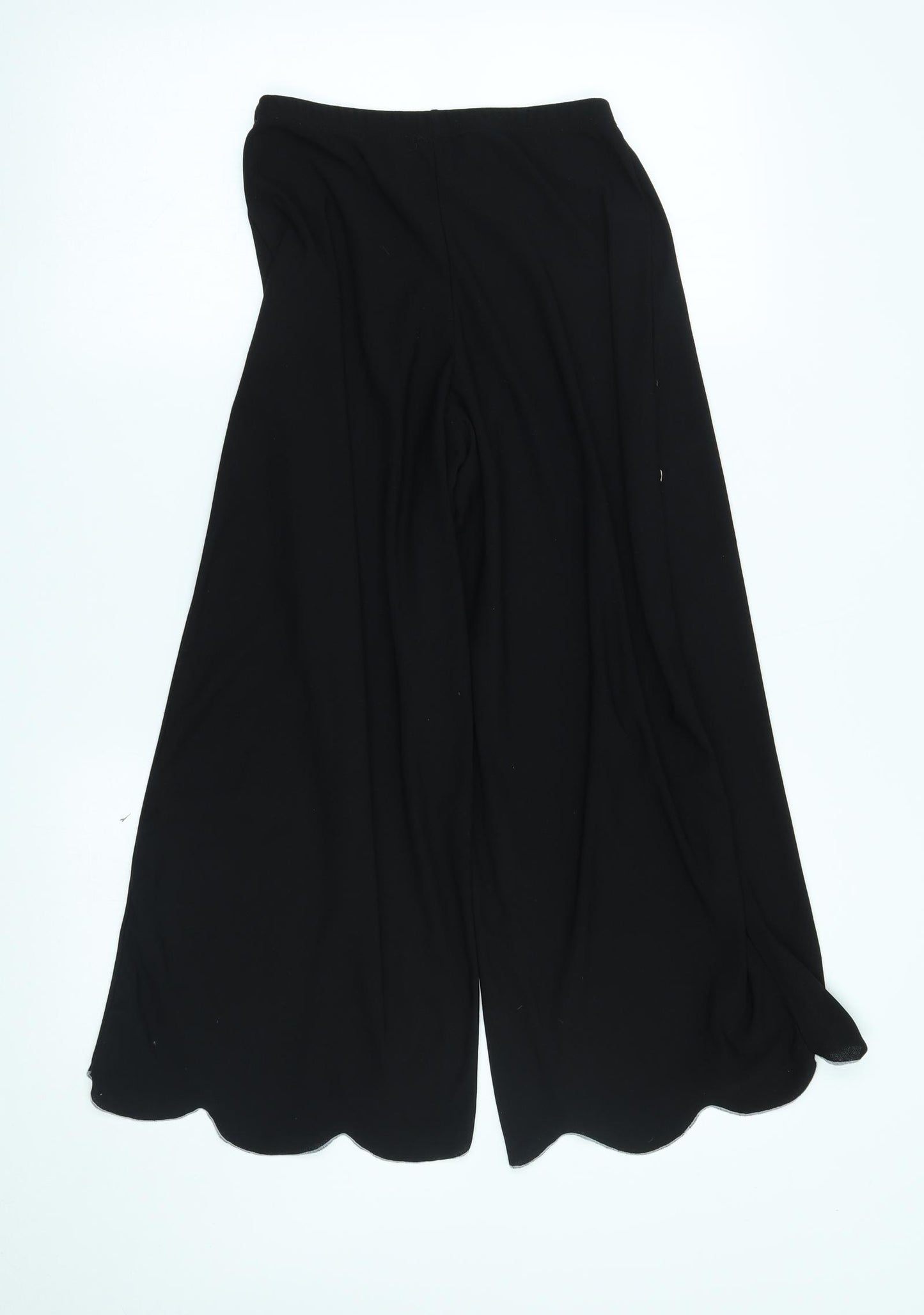 PRETTYLITTLETHING Womens Black   Capri Trousers Size 6 L22 in