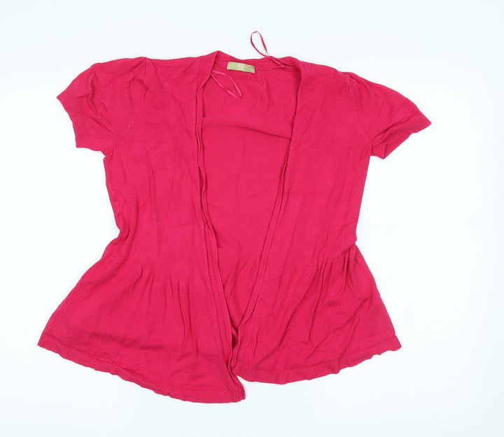 TU Womens Pink Cardigan Jumper Size 10