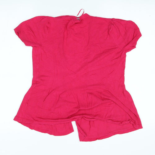 TU Womens Pink   Cardigan Jumper Size 10