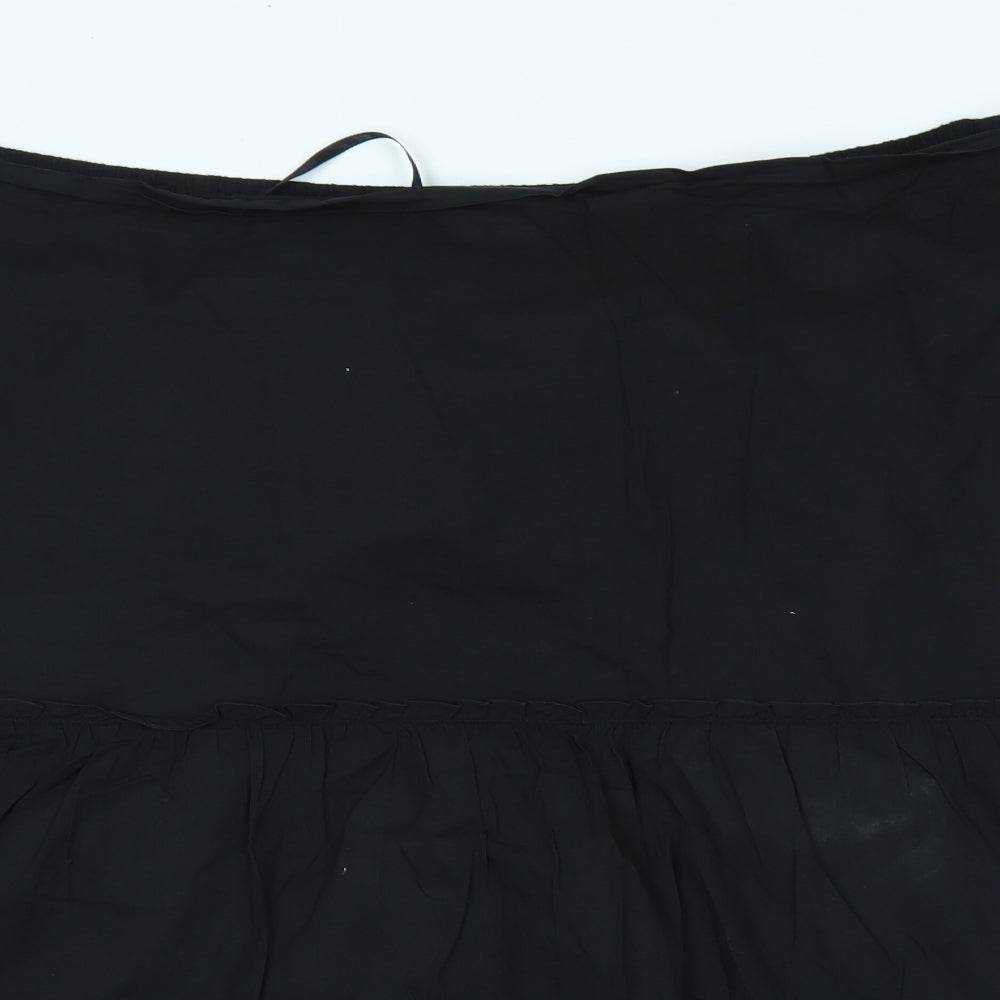 Evans Womens Black   A-Line Skirt Size 24