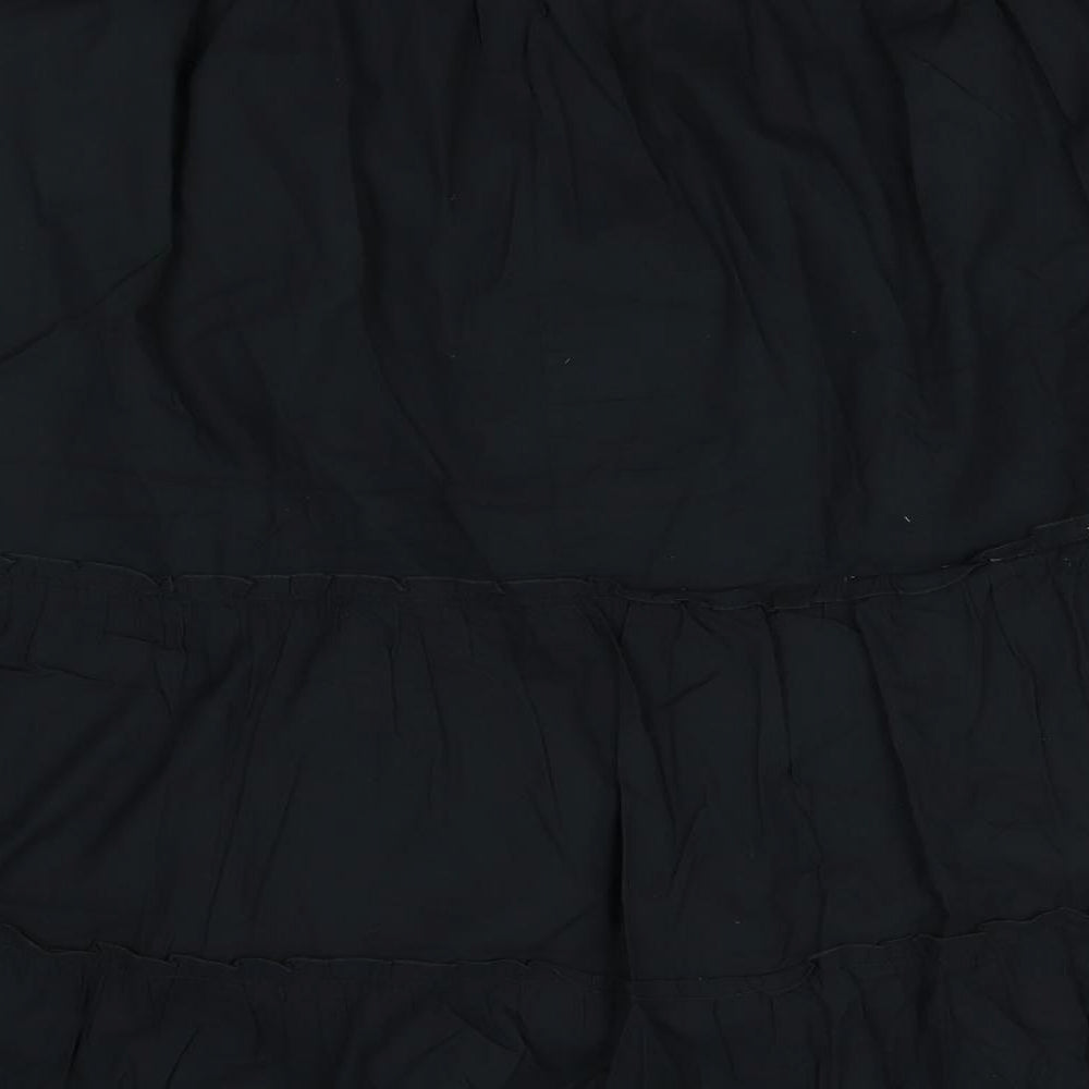 Evans Womens Black   A-Line Skirt Size 24