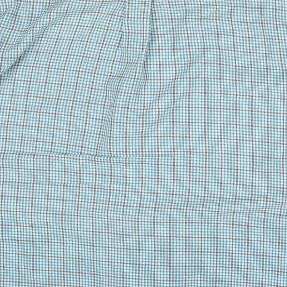 James pringle Mens Blue Plaid   Button-Up Size XL
