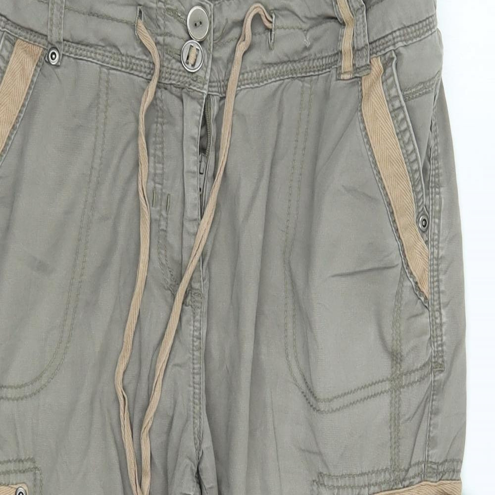 TU Womens Grey   Cargo Shorts Size 14
