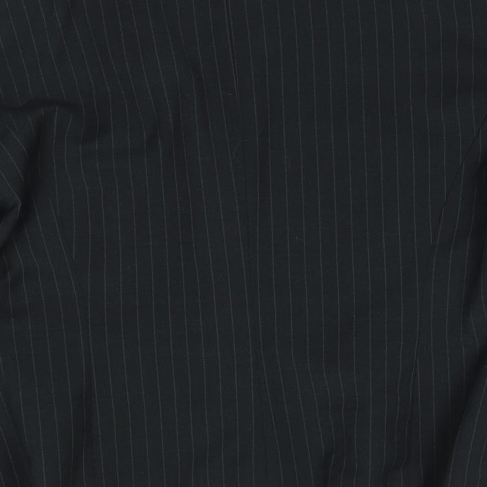Wardrobes Womens Black Striped  Jacket Blazer Size 16