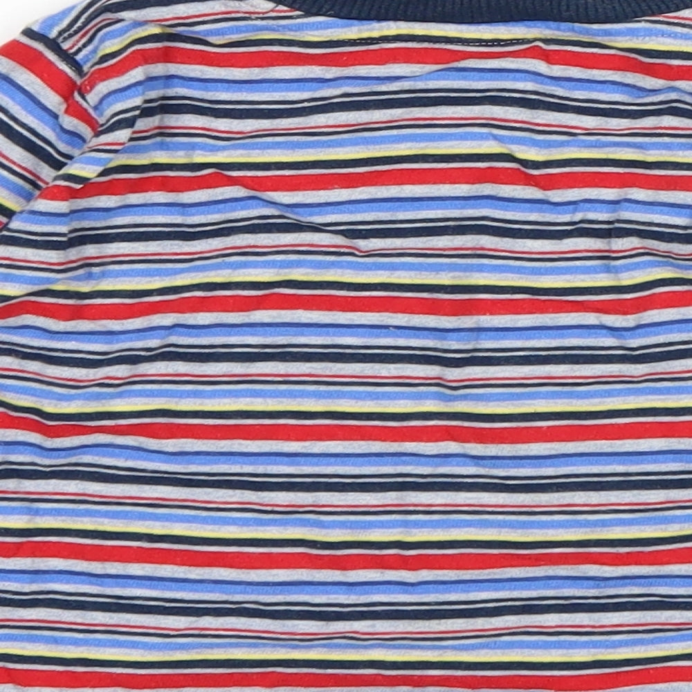 Mothercare Boys Multicoloured Striped  Basic T-Shirt Size 9-12 Months