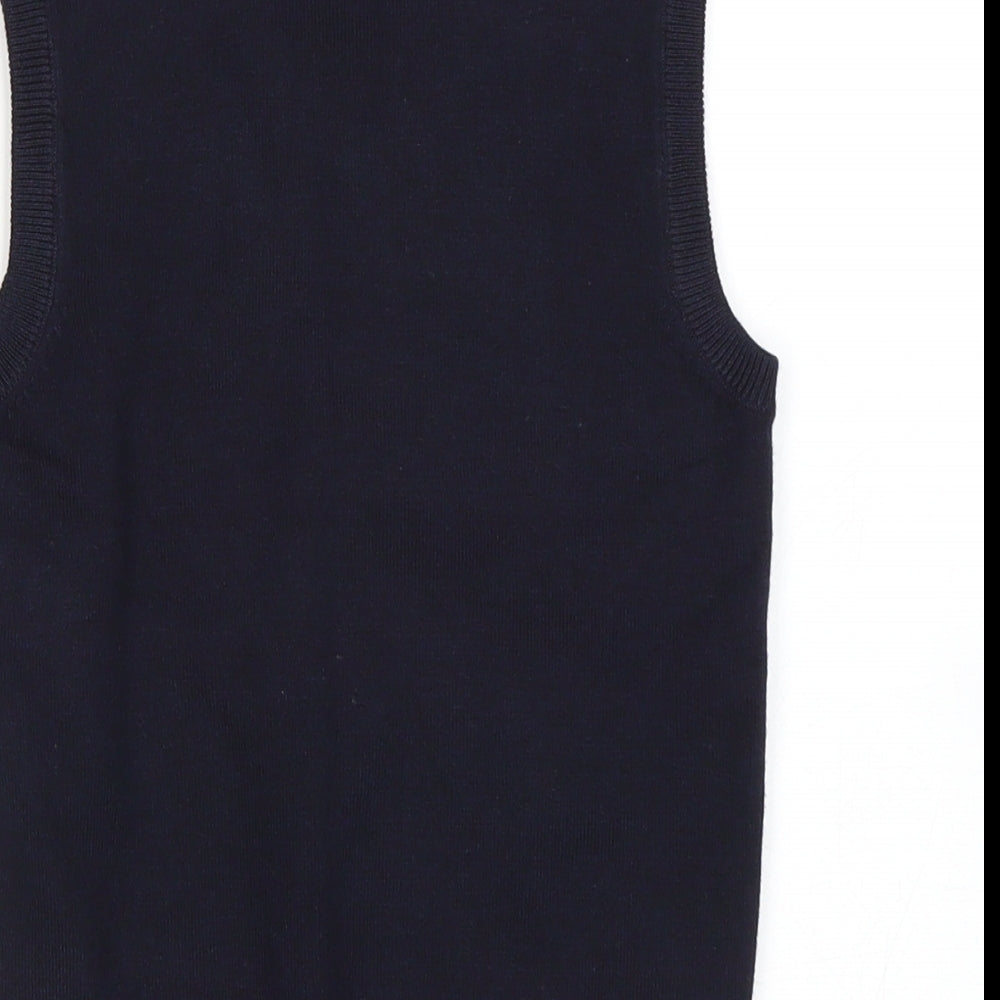 RESERVED Boys Blue   Vest Jumper Size 5-6 Years