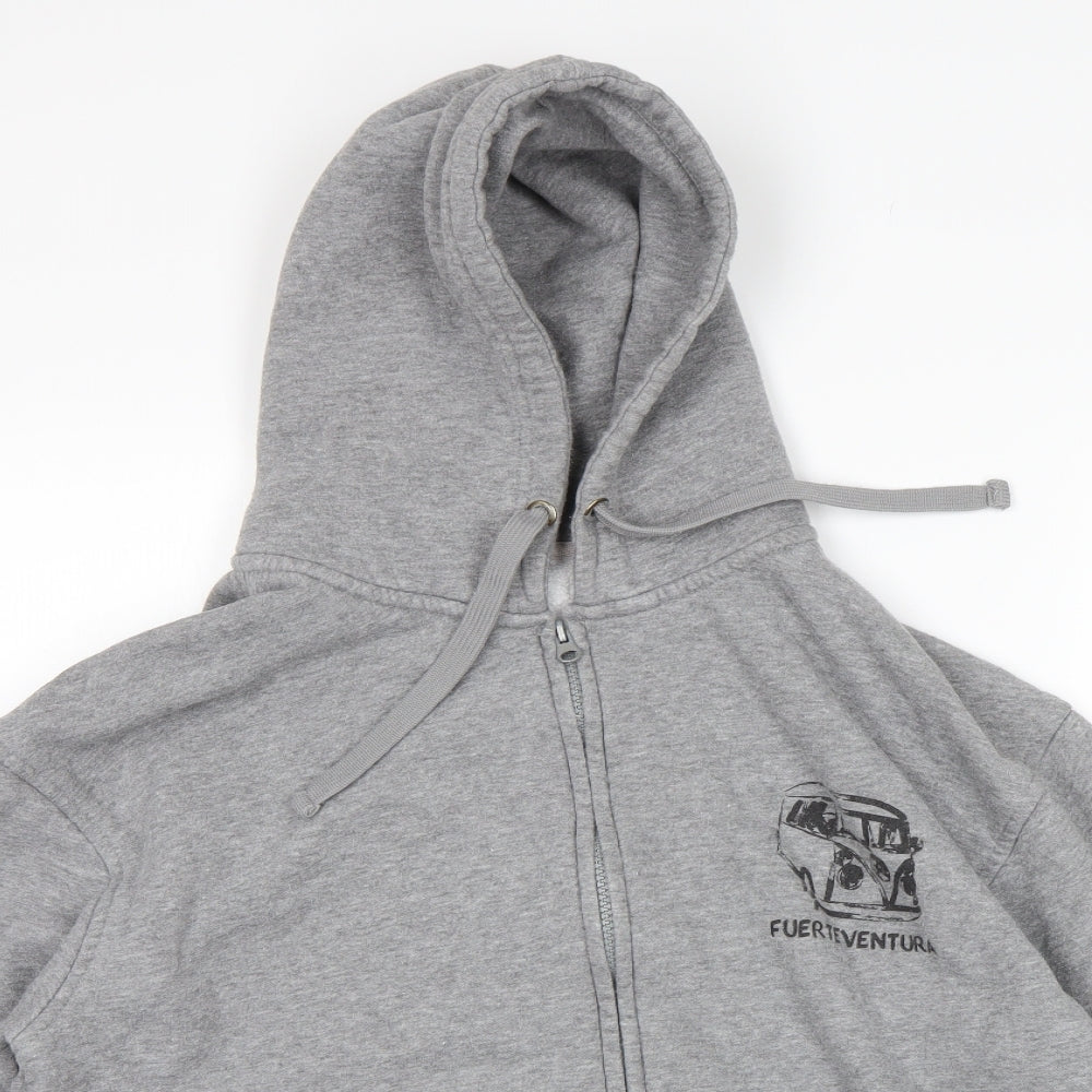 Safon Womens Grey   Full Zip Hoodie Size 2XL