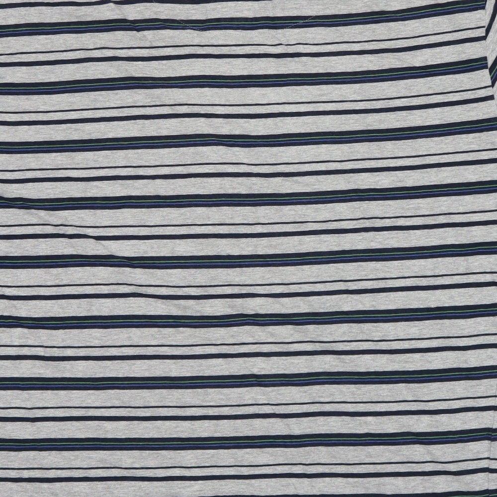 ACD Womens Multicoloured Striped  Basic T-Shirt Size 2XL