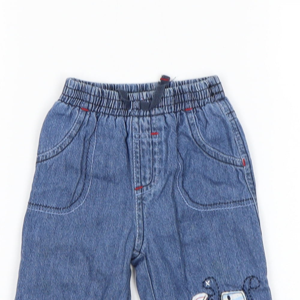 George Boys Blue   Capri Jeans Size 6-9 Months