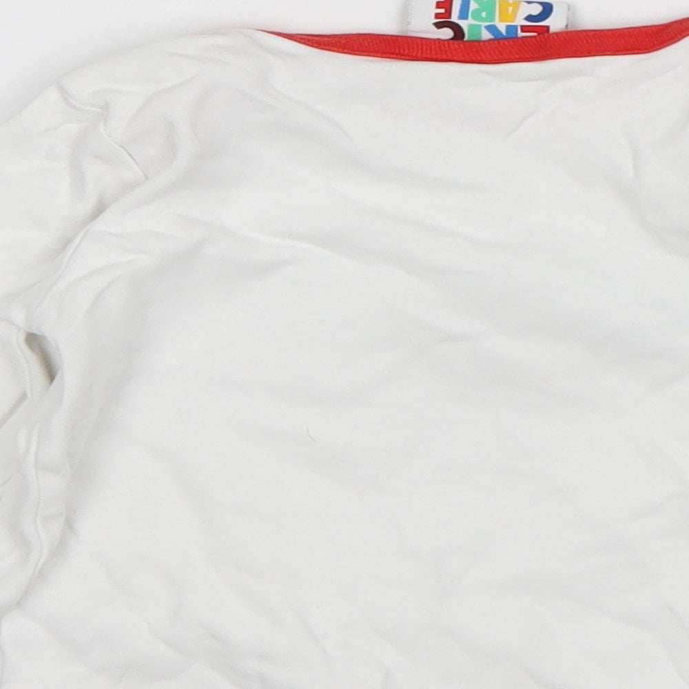 TU Baby White   Basic T-Shirt Size 9-12 Months  - The Hungry Caterpillar