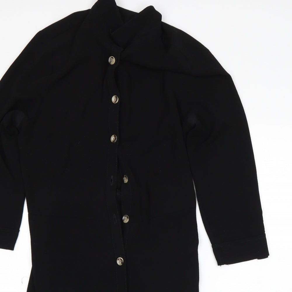 Matalan Womens Black   Shirt Dress  Size 10