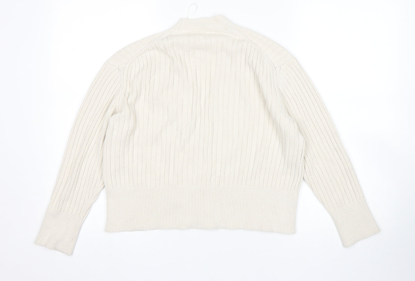 F&F Womens Beige   Cardigan Jumper Size 10