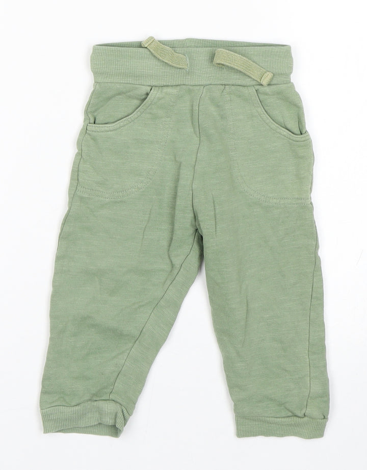 Matalan Baby Green Sweatpants Trousers Size 9 Months
