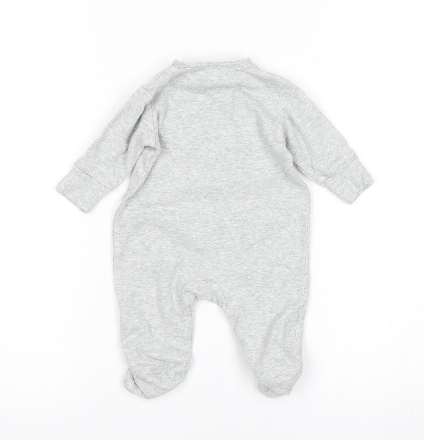 NEXT Boys Grey   Babygrow One-Piece Size 0-3 Months