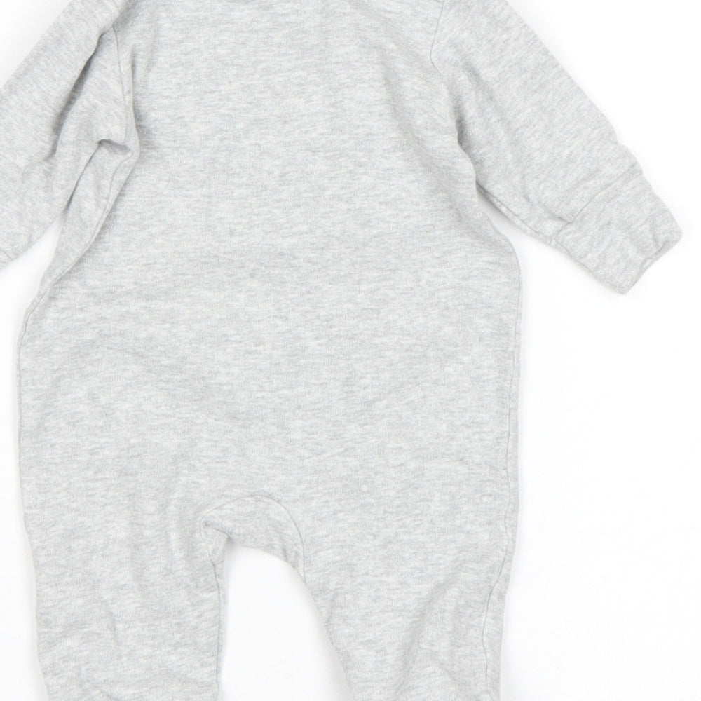 NEXT Boys Grey   Babygrow One-Piece Size 0-3 Months