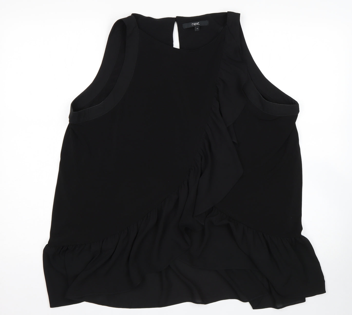NEXT Womens Black   Basic Blouse Size 20