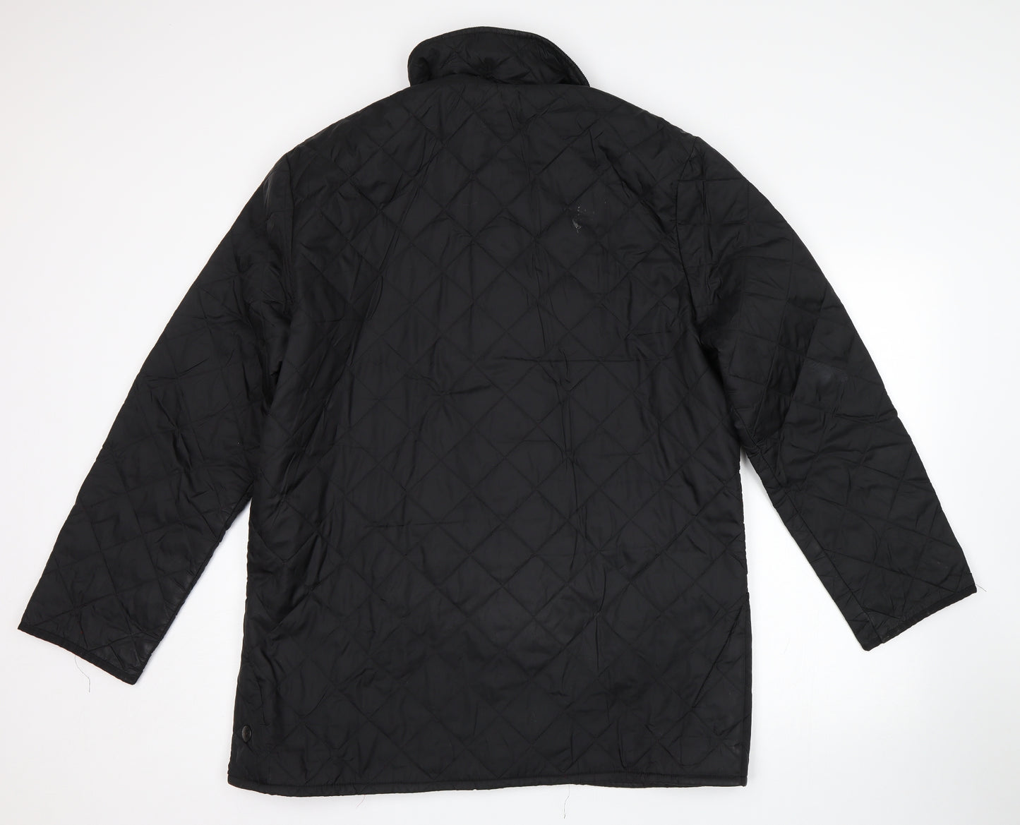Barbour Mens Black   Quilted Coat Size L