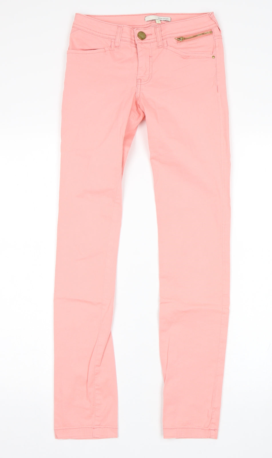 River Island Womens Pink   Skinny Jeans Size 6 L30 in