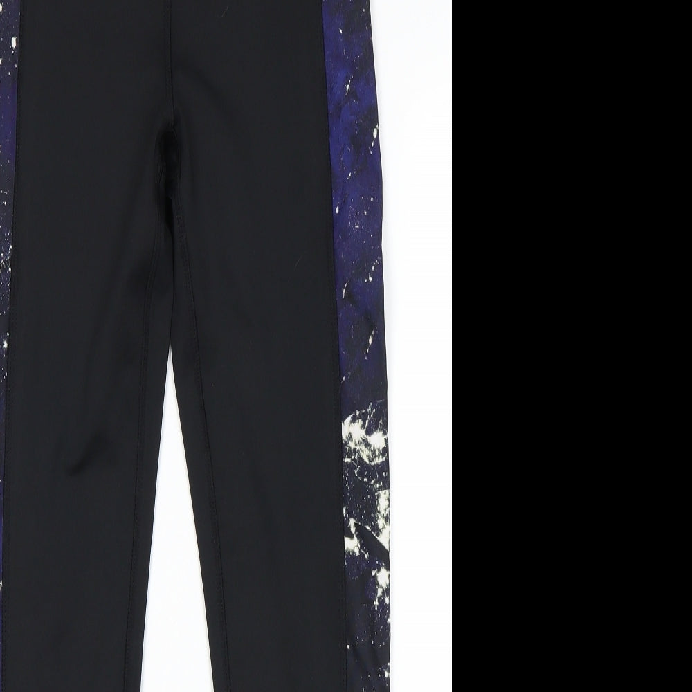 Kyodan Womens Black   Compression Leggings Size XS L27 in