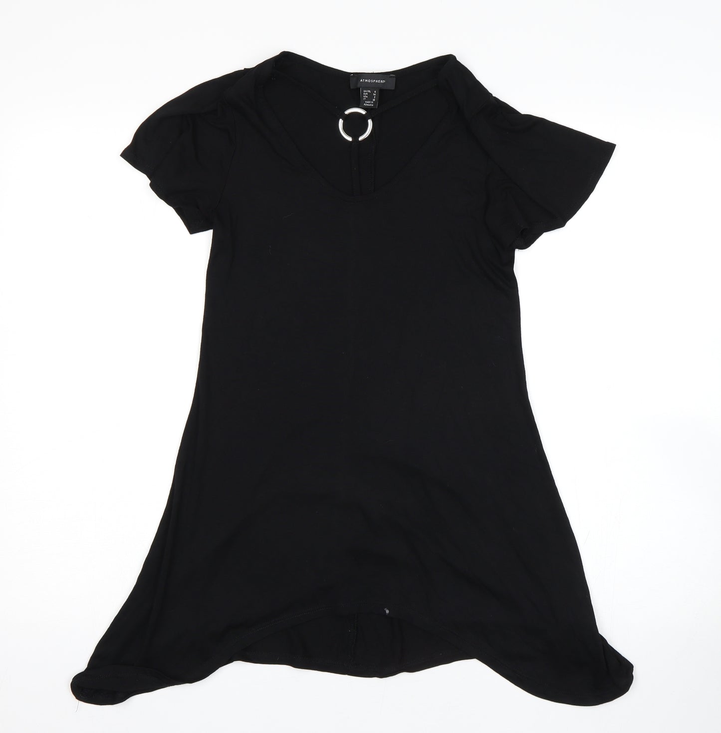 Atmosphere Womens Black   Basic T-Shirt Size 6