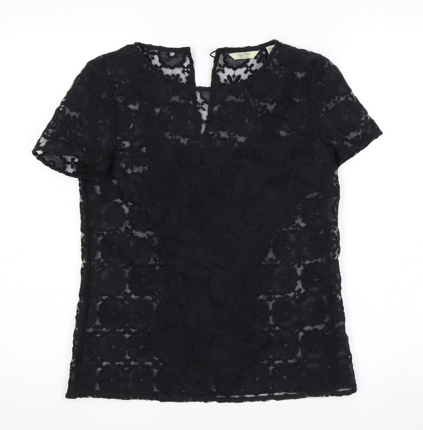 Jacek wills Womens Black   Basic Blouse Size 6