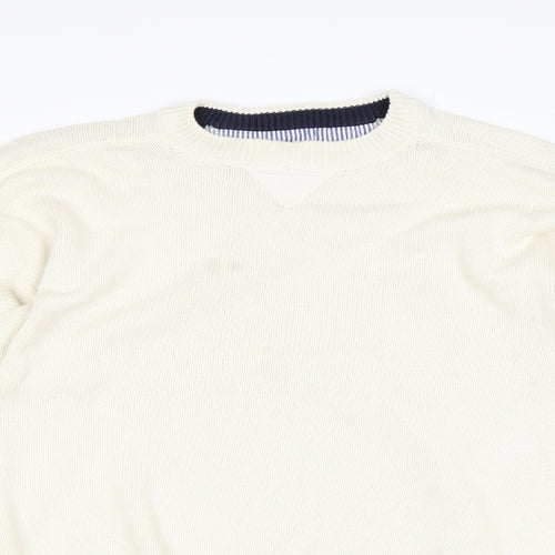 St Micheal Mens Beige   Pullover Jumper Size XL