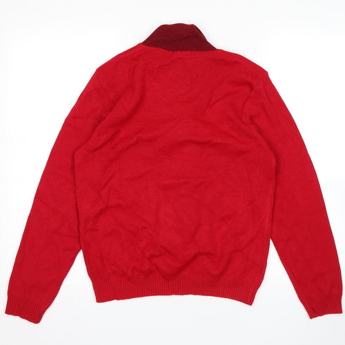 Glimpse Womens Red   Pullover Jumper Size S