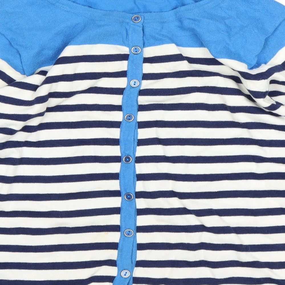 Atmosphere Womens Multicoloured Striped  Cardigan Jumper Size 10