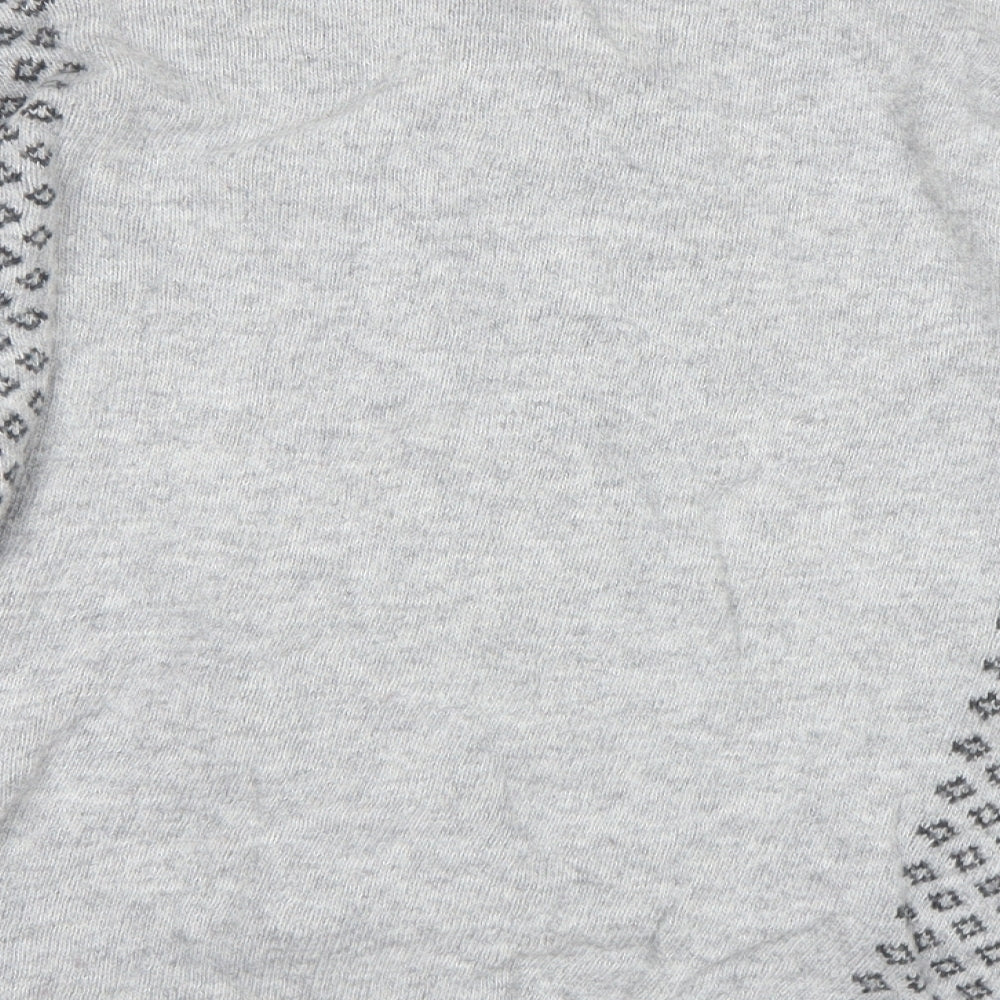 Mistal Womens Grey Polka Dot  Cardigan Jumper Size 14