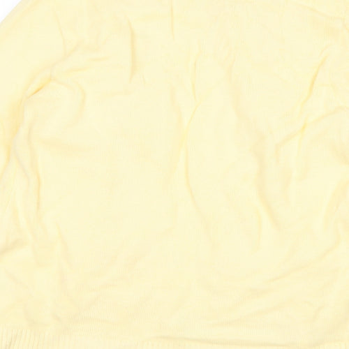 Lizzi Clarke Womens Yellow   Pullover Jumper Size M