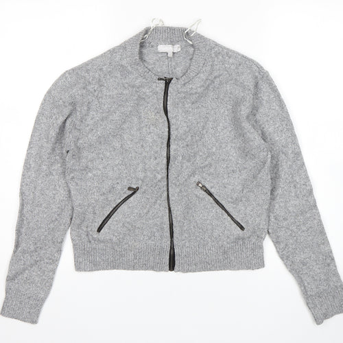 Red Herring Womens Grey   Full Zip Jumper Size 12