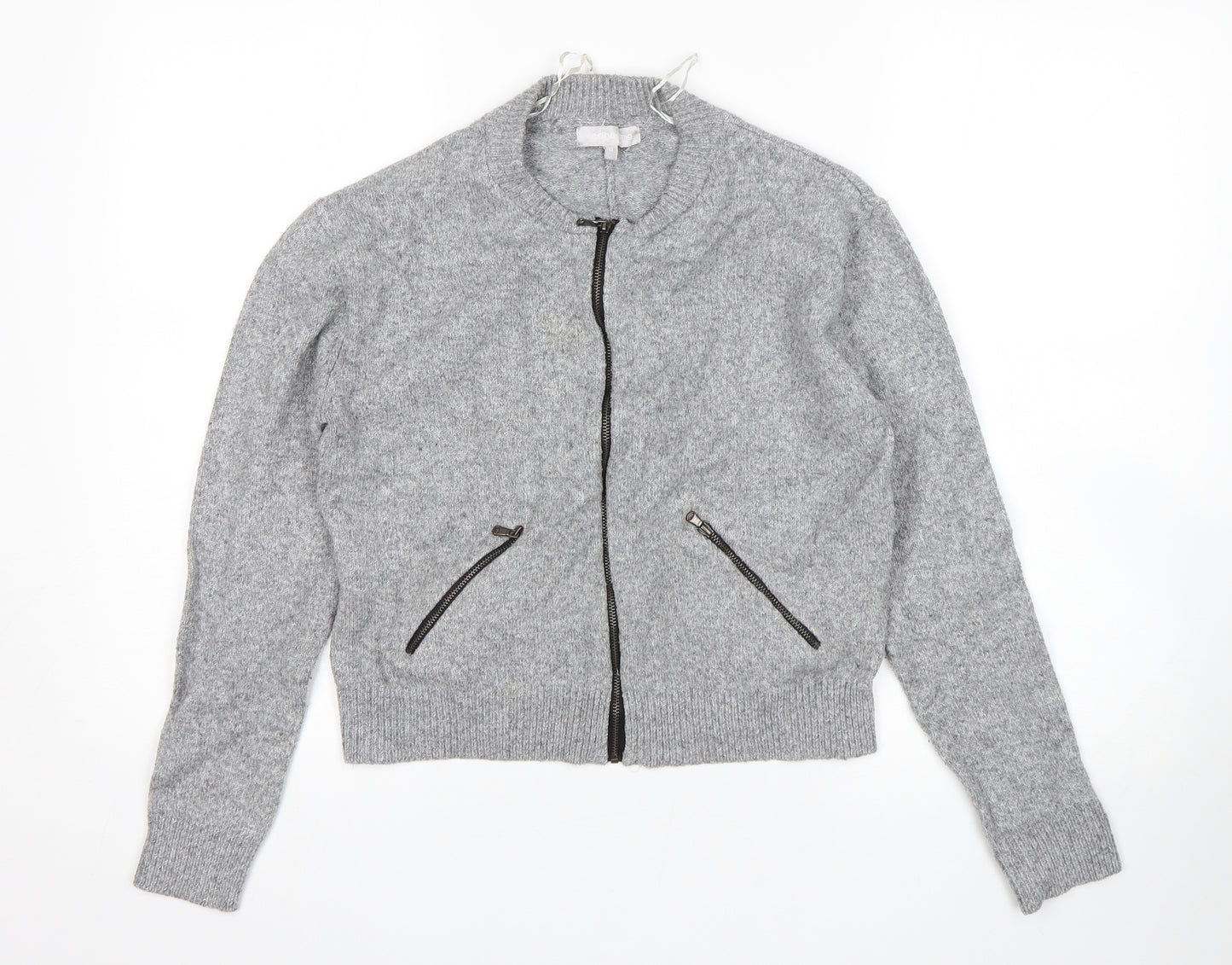 Red Herring Womens Grey   Full Zip Jumper Size 12