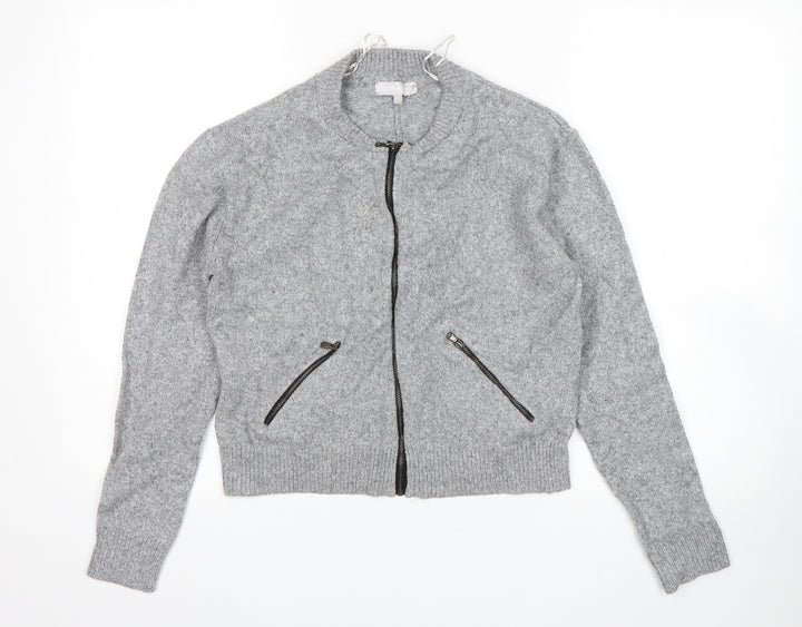Red Herring Womens Grey   Full Zip Jumper Size 12